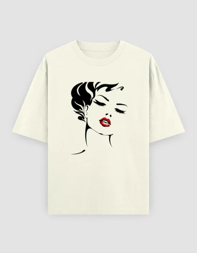Retro Graphic Oversized Classic T-Shirt for Women - Not So Suttle