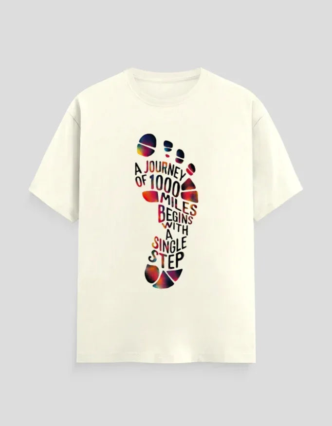 1000 Steps Graphic Classic Crew T-Shirt for Men - Not So Suttle