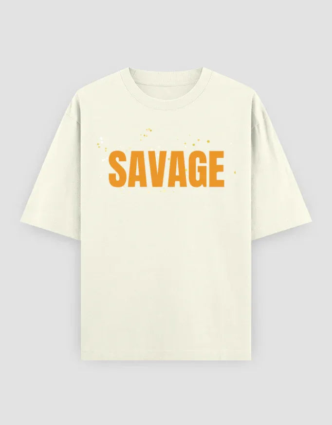 Savage Graphic Oversized Classic T-Shirt for Women - Not So Suttle
