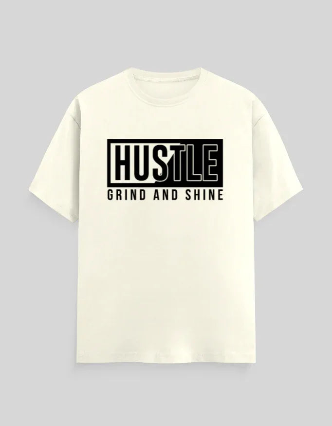 Hustle Graphic Classic Crew T-Shirt for Men - Not So Suttle