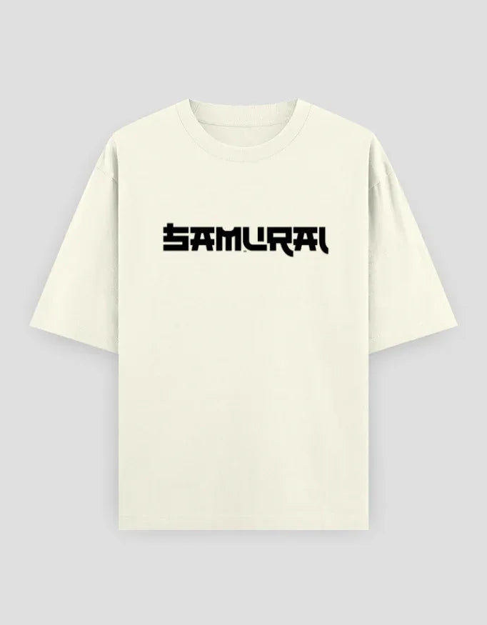 Samurai Graphic Oversized Classic T-Shirt for Men - Not So Suttle