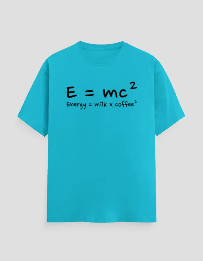 Energy Milk Coffee Graphic Classic Crew T-Shirt for Men - Not So Suttle