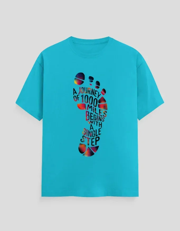 1000 Steps Graphic Classic Crew T-Shirt for Men - Not So Suttle