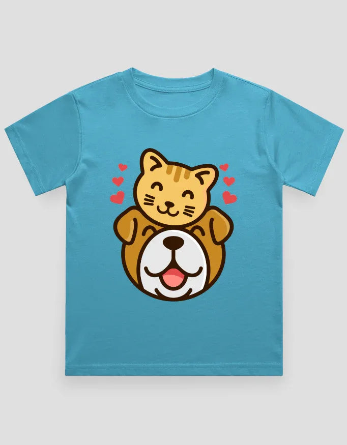 Cat and Dog T-Shirt for Boys - Not So Suttle