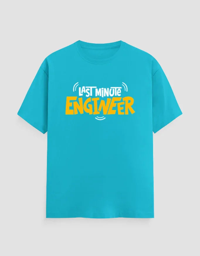 Last Minute Engineer Graphic Classic Crew T-Shirt for Men - Not So Suttle
