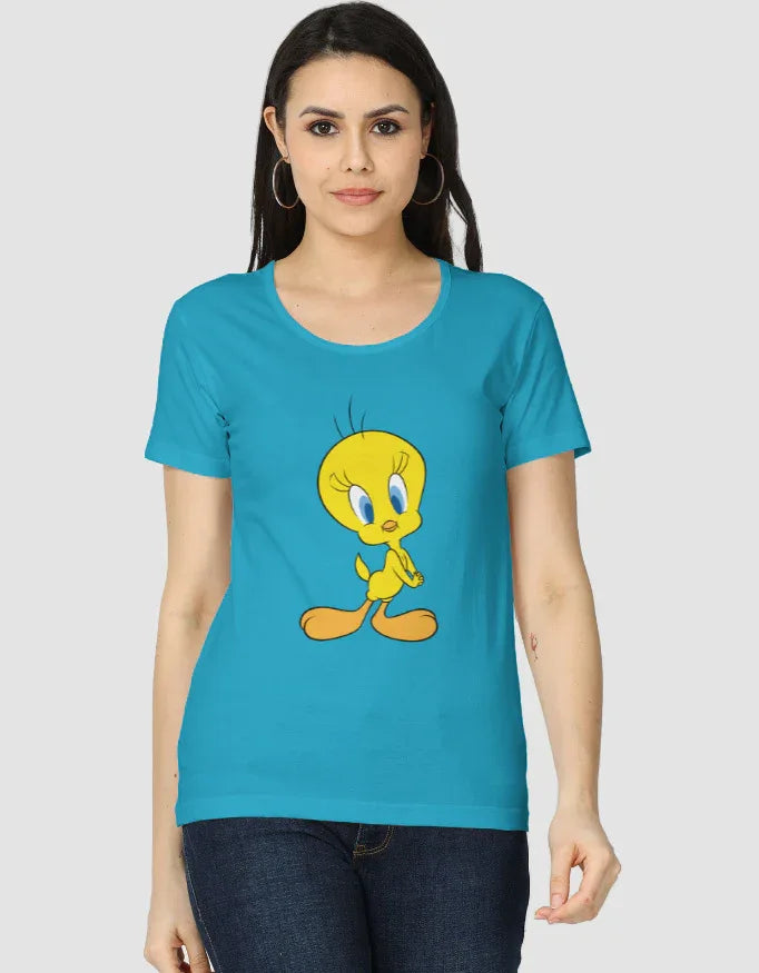 Tweety Graphic Classic T-Shirt for Women - Not So Suttle