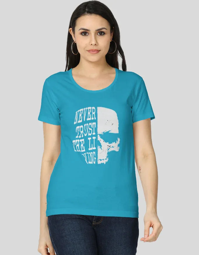 Never Trust the Living Graphic Classic T-Shirt for Women - Not So Suttle