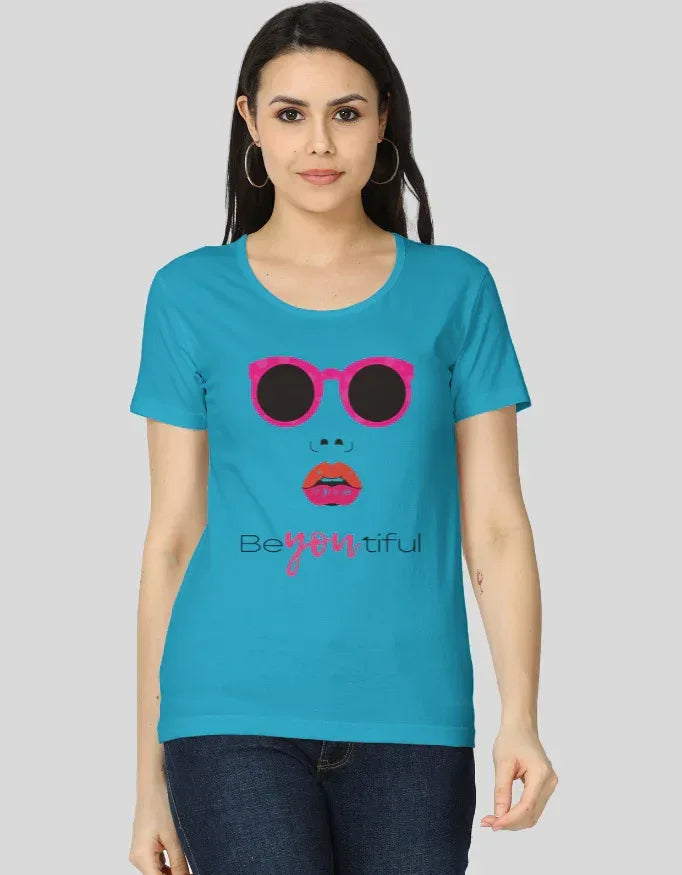 BeYoutiful Graphic Classic T-Shirt for Women - Not So Suttle