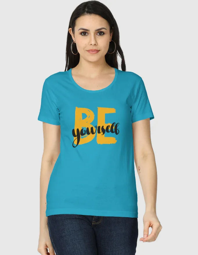 Be Yourself Graphic Classic T-Shirt for Women - Not So Suttle
