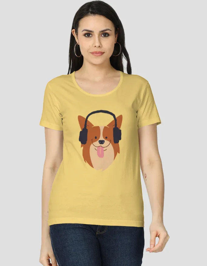Music Lover Graphic Classic T-Shirt for Women - Not So Suttle