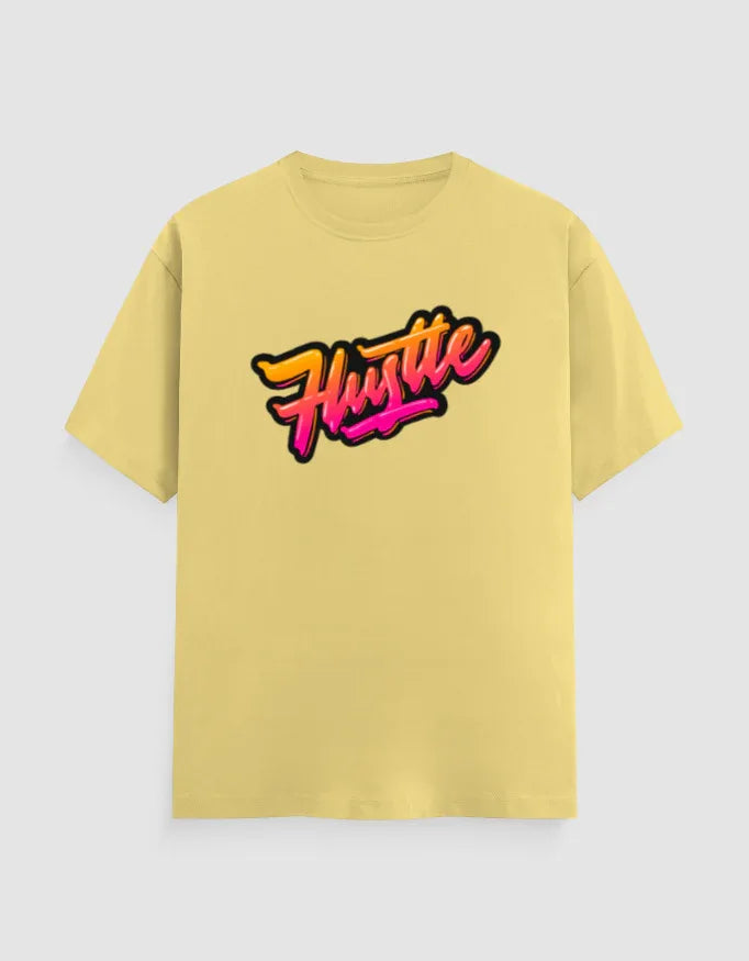 Hustle Graphic Classic Crew T-Shirt for Men - Not So Suttle