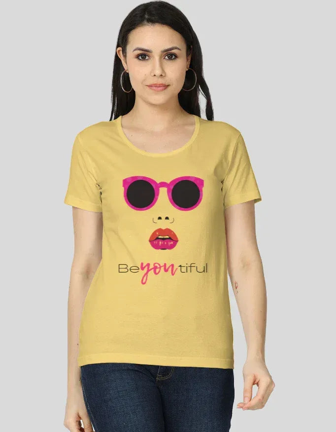 BeYoutiful Graphic Classic T-Shirt for Women - Not So Suttle