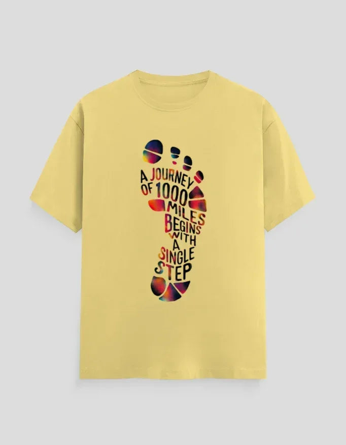 1000 Steps Graphic Classic Crew T-Shirt for Men - Not So Suttle