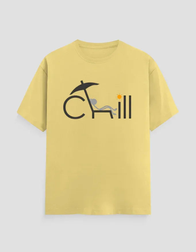 Chill Graphic T-Shirt for Men - Not So Suttle