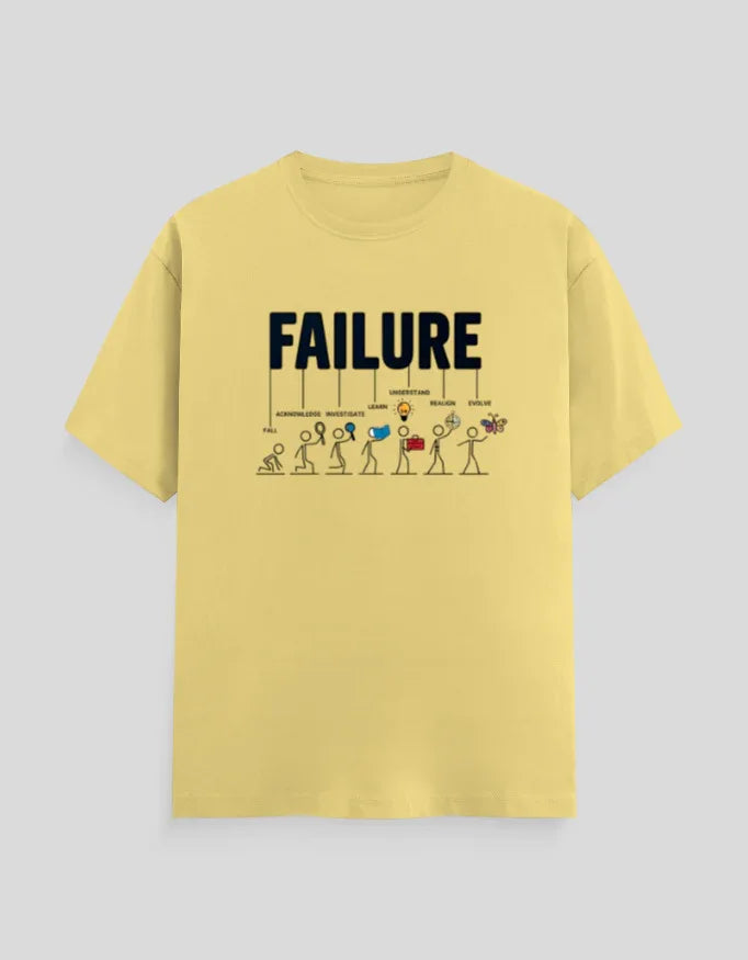 Failure Graphic Classic Crew T-Shirt for Men - Not So Suttle