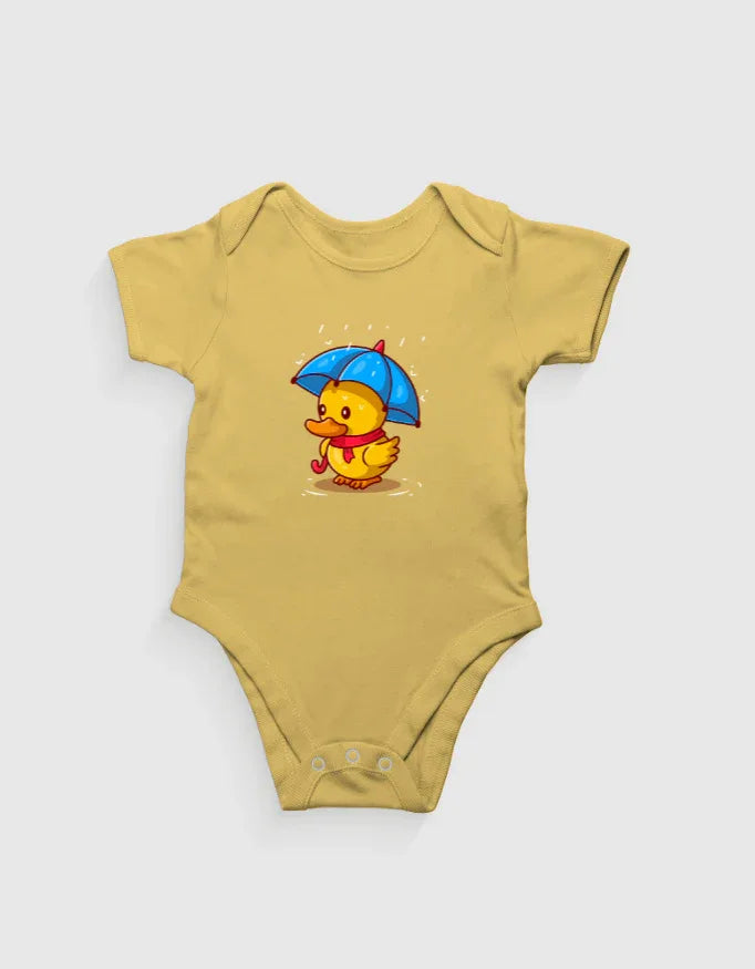 Duck with Umbrella Kids Rompers - Not So Suttle