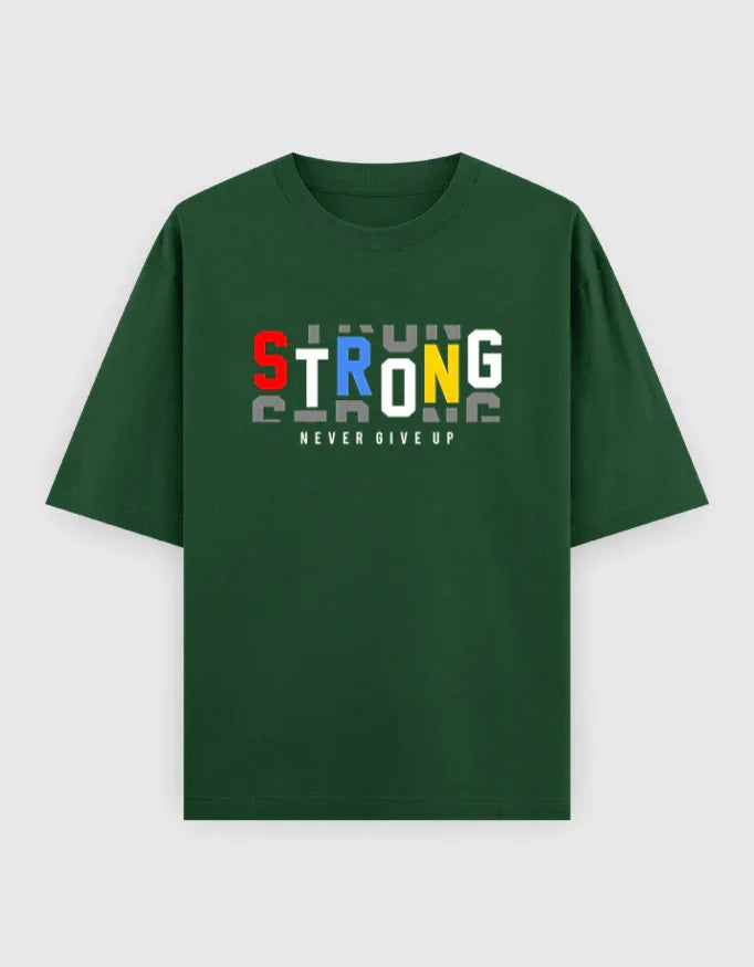 Strong Graphic Oversized Classic T-Shirt for Men - Not So Suttle