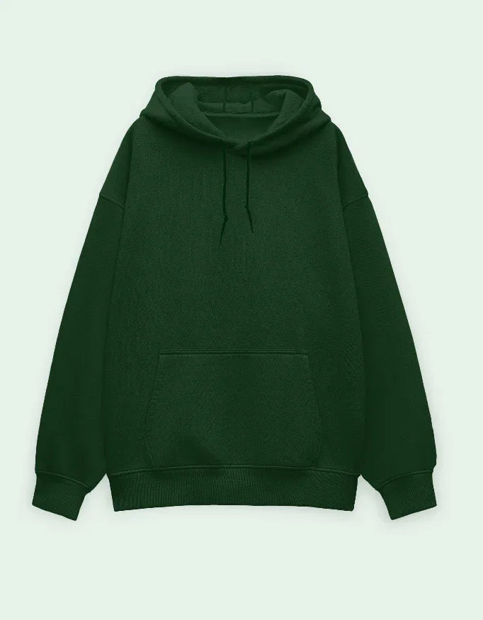 Bottle Green Oversized Hoodie for Men - Not So Suttle