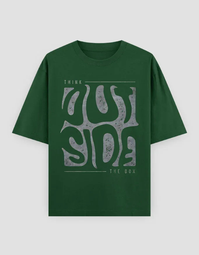 Outside Graphic Oversized Classic T-Shirt for Men - Not So Suttle