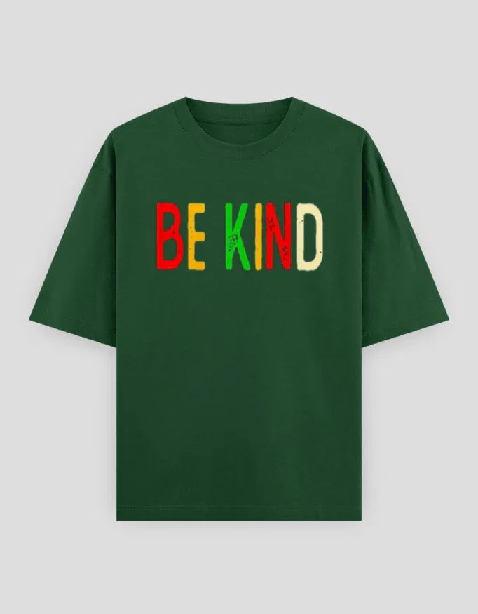Be Kind Graphic Oversized Classic T-Shirt for Men - Not So Suttle