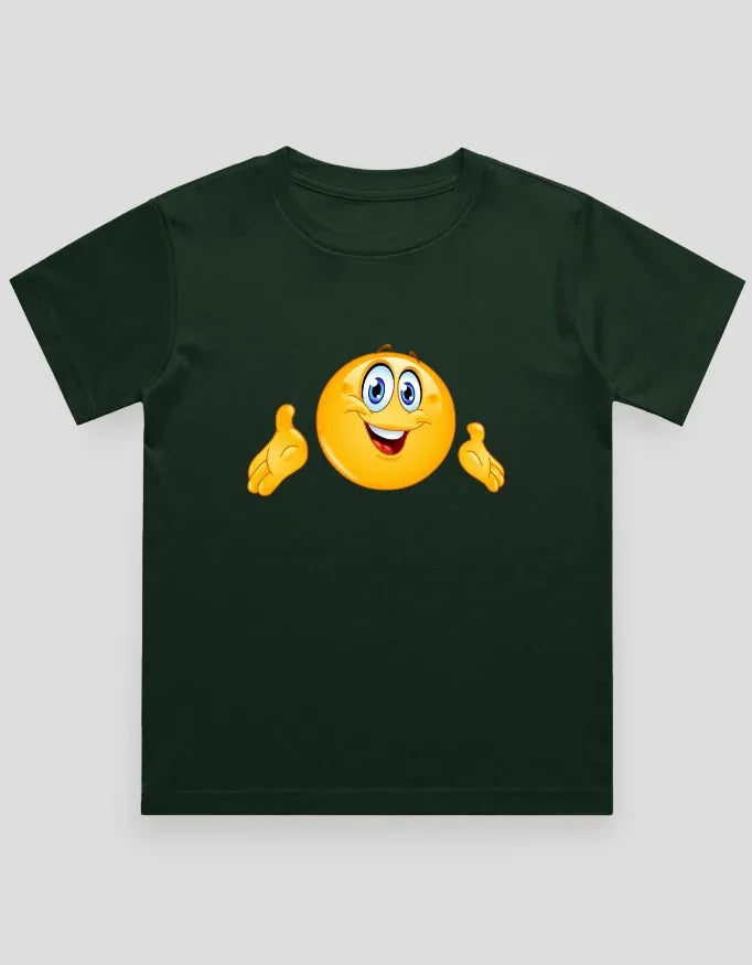 Smiley Graphics T-Shirt for Boys - Not So Suttle