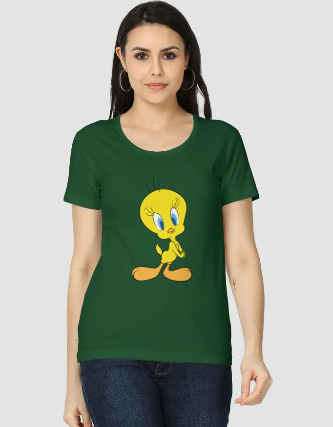 Tweety Graphic Classic T-Shirt for Women - Not So Suttle