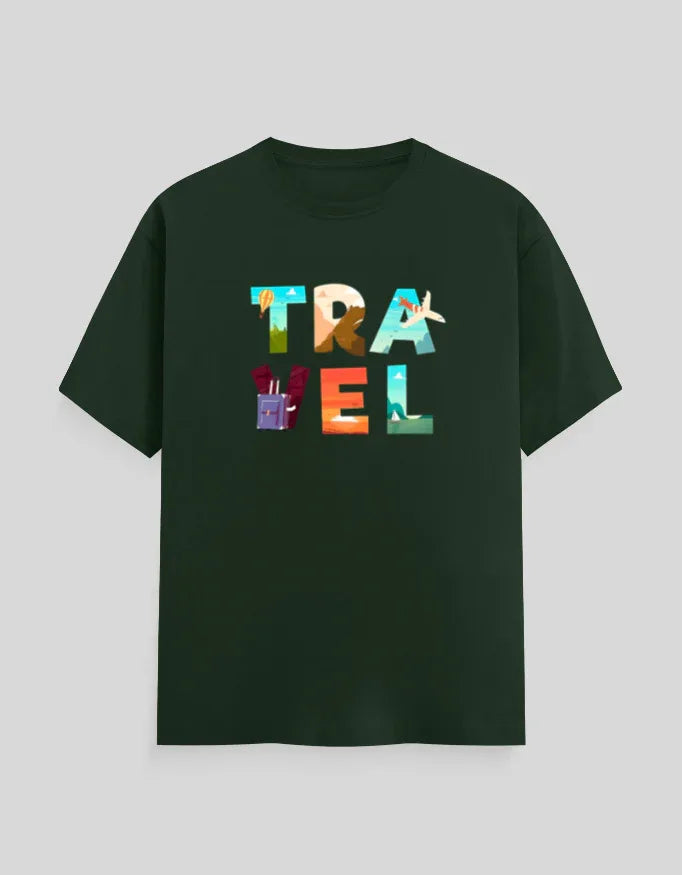 Travel Graphic Classic Crew T-Shirt for Men - Not So Suttle