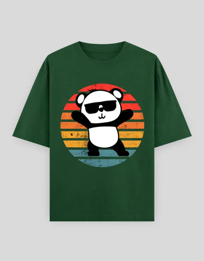 Cool Panda Oversized Classic T-Shirt for Men - Not So Suttle