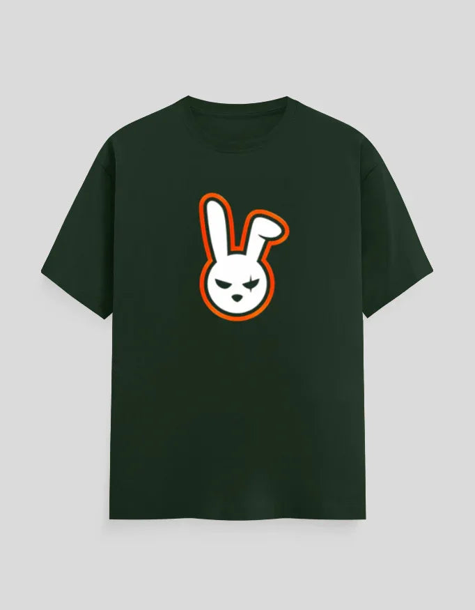 Angry Bunny Graphic T-Shirt for Men - Not So Suttle