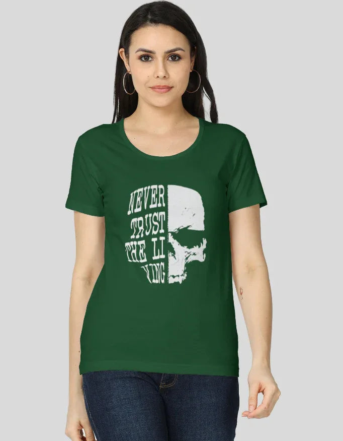 Never Trust the Living Graphic Classic T-Shirt for Women - Not So Suttle