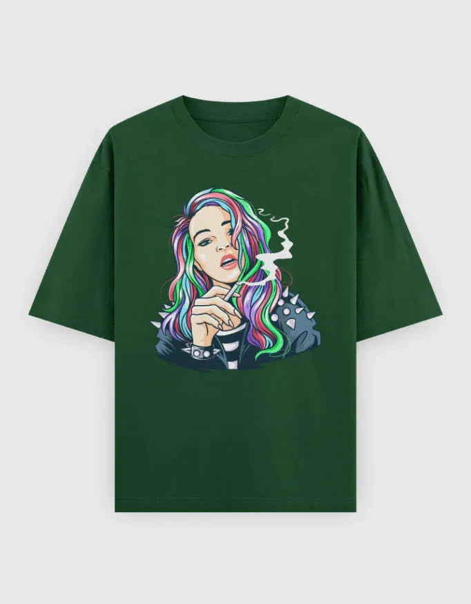 Rebel Graphic Oversized Classic T-Shirt for Women - Not So Suttle