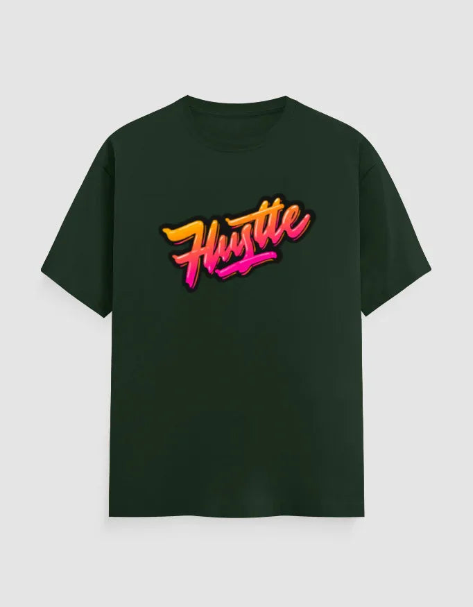 Hustle Graphic Classic Crew T-Shirt for Men - Not So Suttle