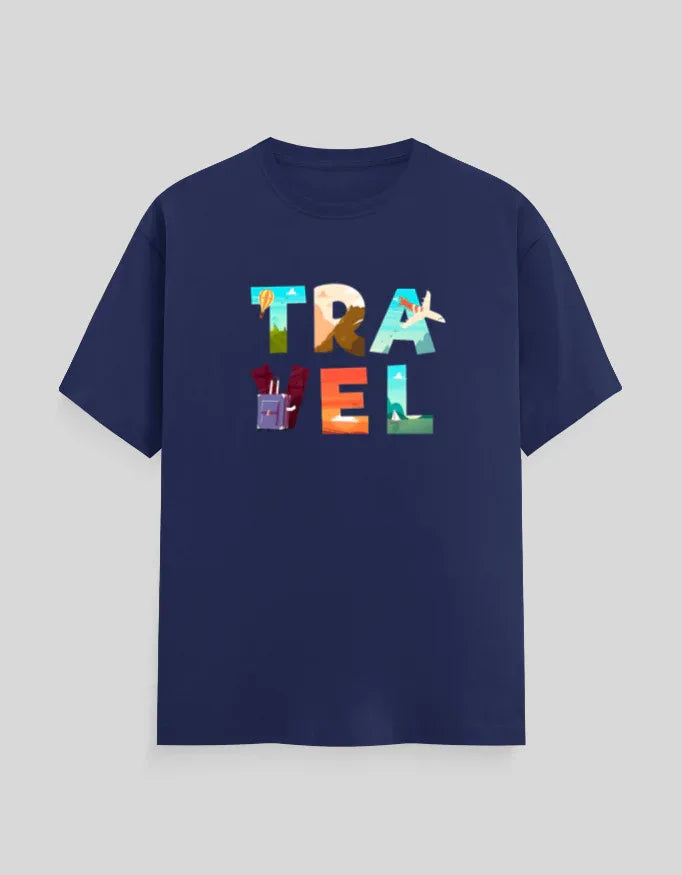 Travel Graphic Classic Crew T-Shirt for Men - Not So Suttle