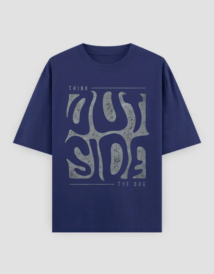 Outside Graphic Oversized Classic T-Shirt for Men - Not So Suttle