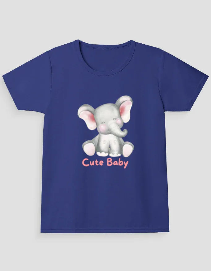 Cute Baby Graphic T-Shirt for Girl's - Not So Suttle