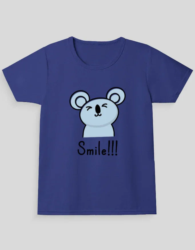 Smile Graphic T-Shirt for Girl's - Not So Suttle