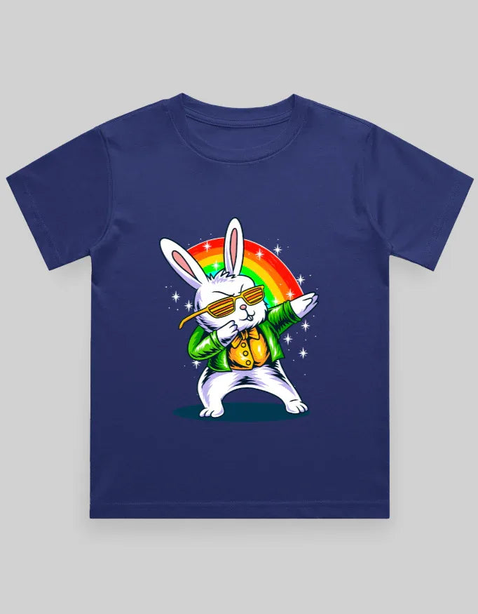 Dab Bunny Graphic T-Shirt for Boys - Not So Suttle