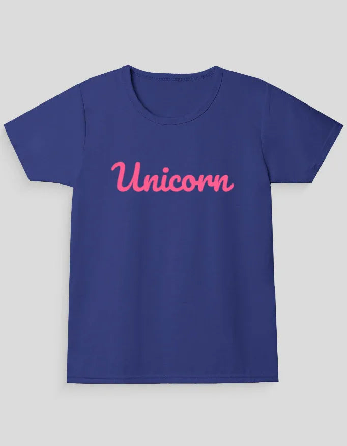 Unicorn Graphic T-Shirt for Girl's - Not So Suttle