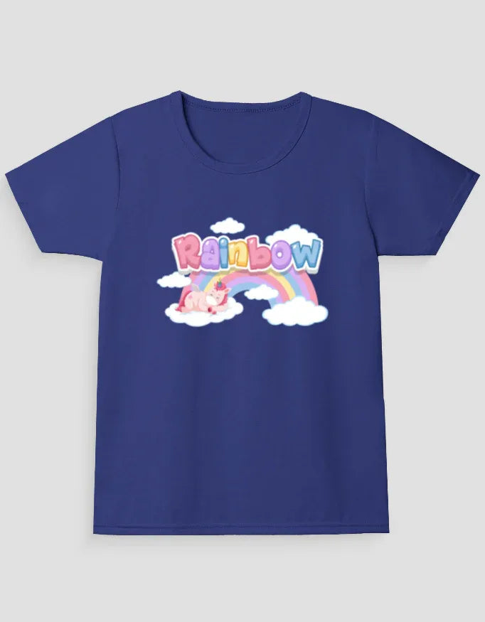 Rainbow Graphic T-Shirt for Girl's - Not So Suttle