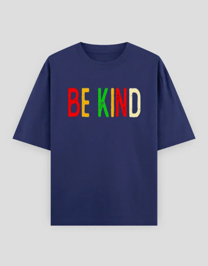 Be Kind Graphic Oversized Classic T-Shirt for Men - Not So Suttle