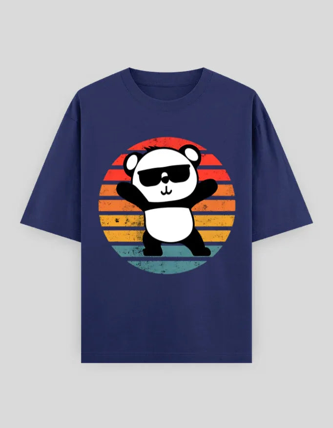 Cool Panda Oversized Classic T-Shirt for Men - Not So Suttle