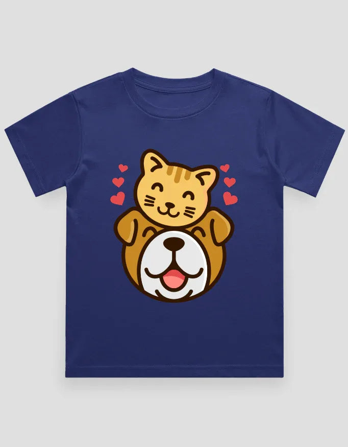 Cat and Dog T-Shirt for Boys - Not So Suttle