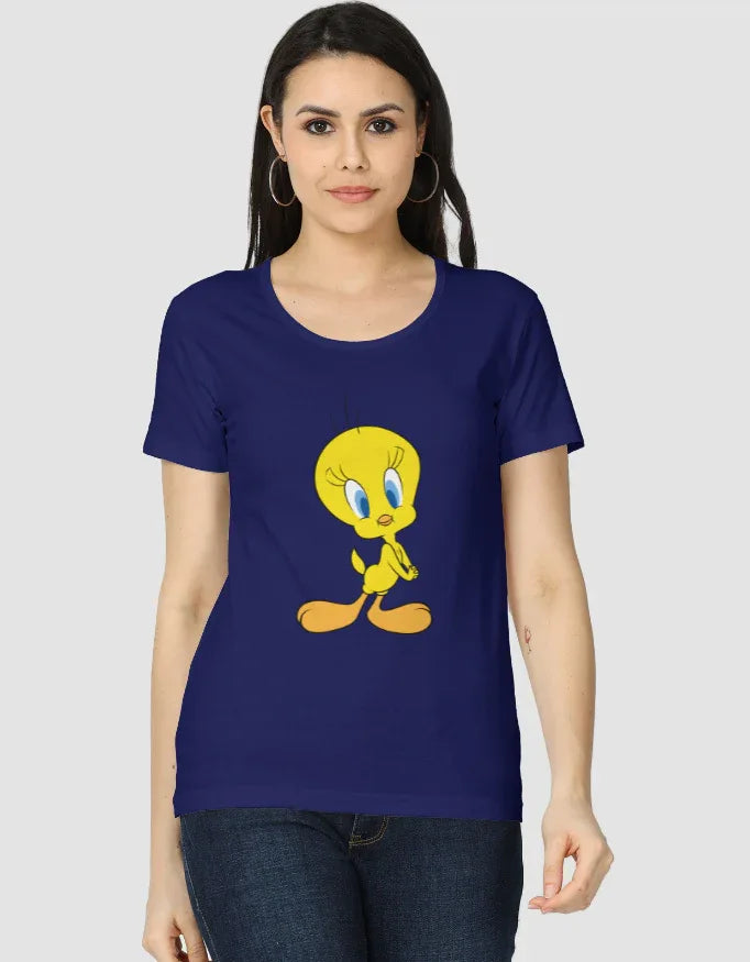 Tweety Graphic Classic T-Shirt for Women - Not So Suttle
