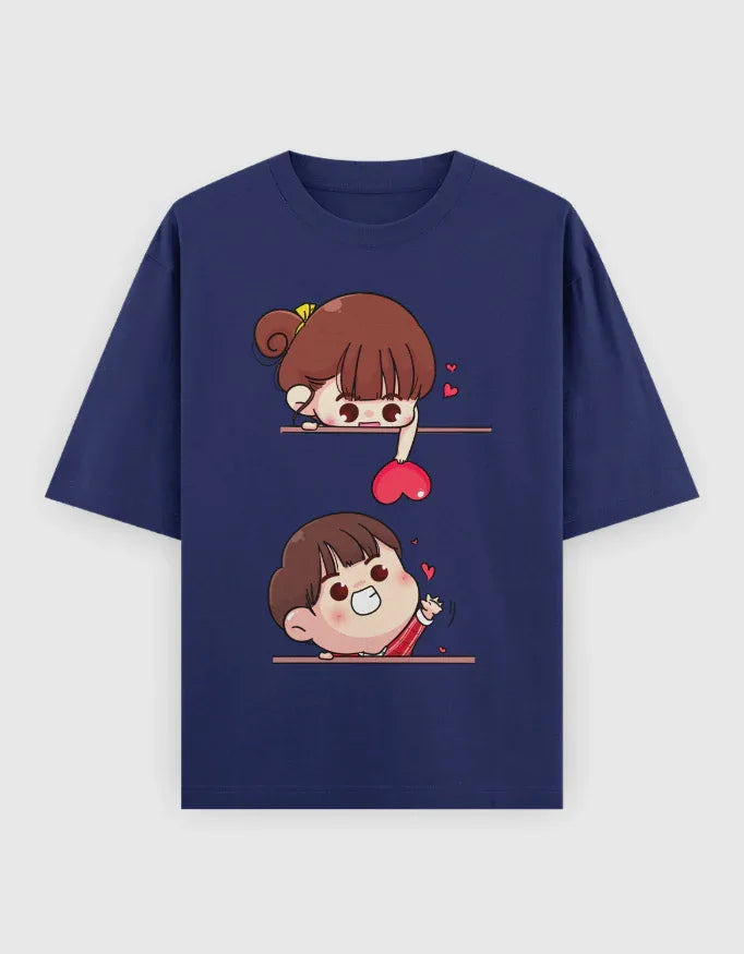 Love Life Graphic Oversized Classic T-Shirt for Women - Not So Suttle