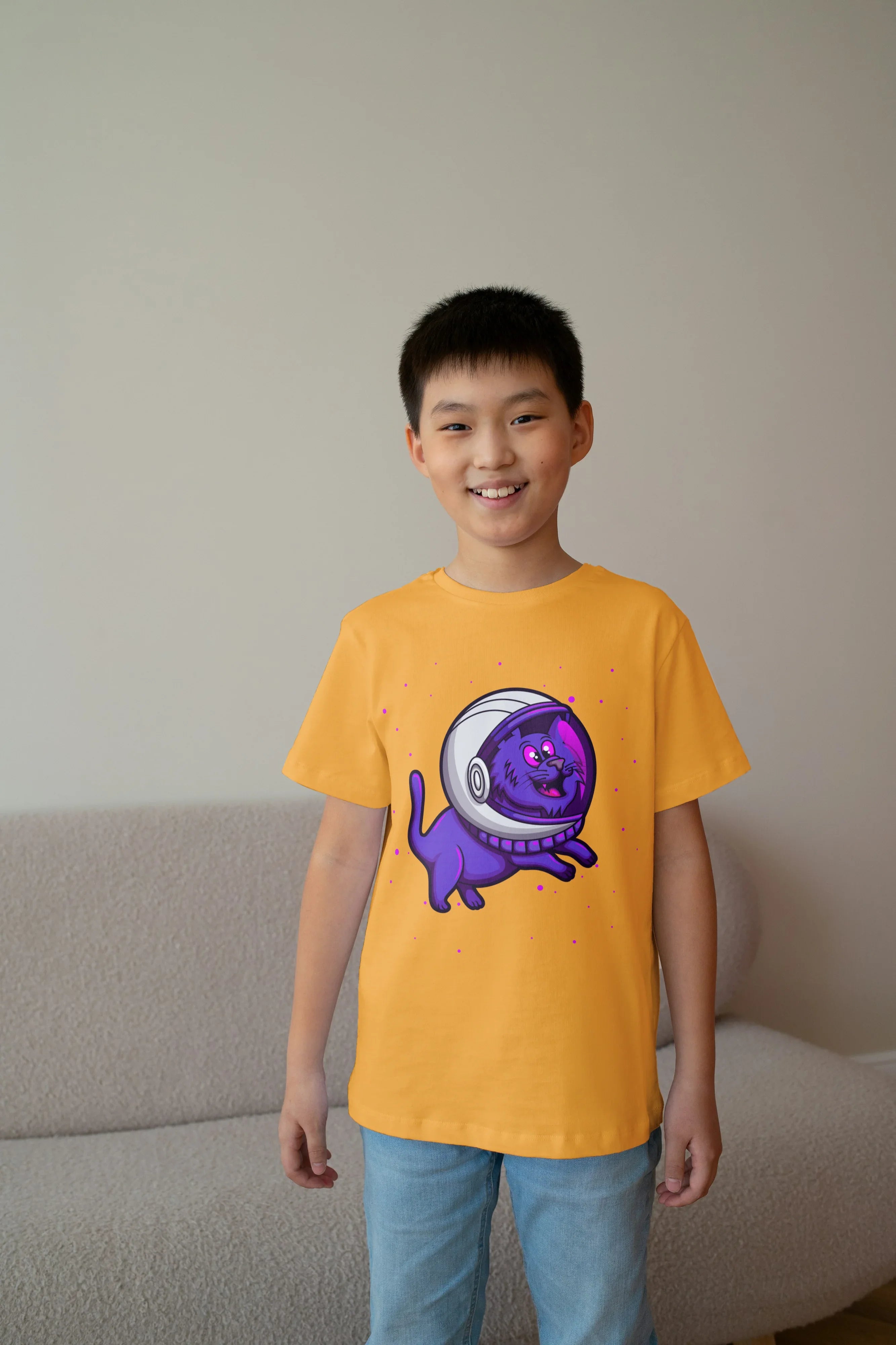 Space Dog Graphic T-Shirt for Boys - Not So Suttle