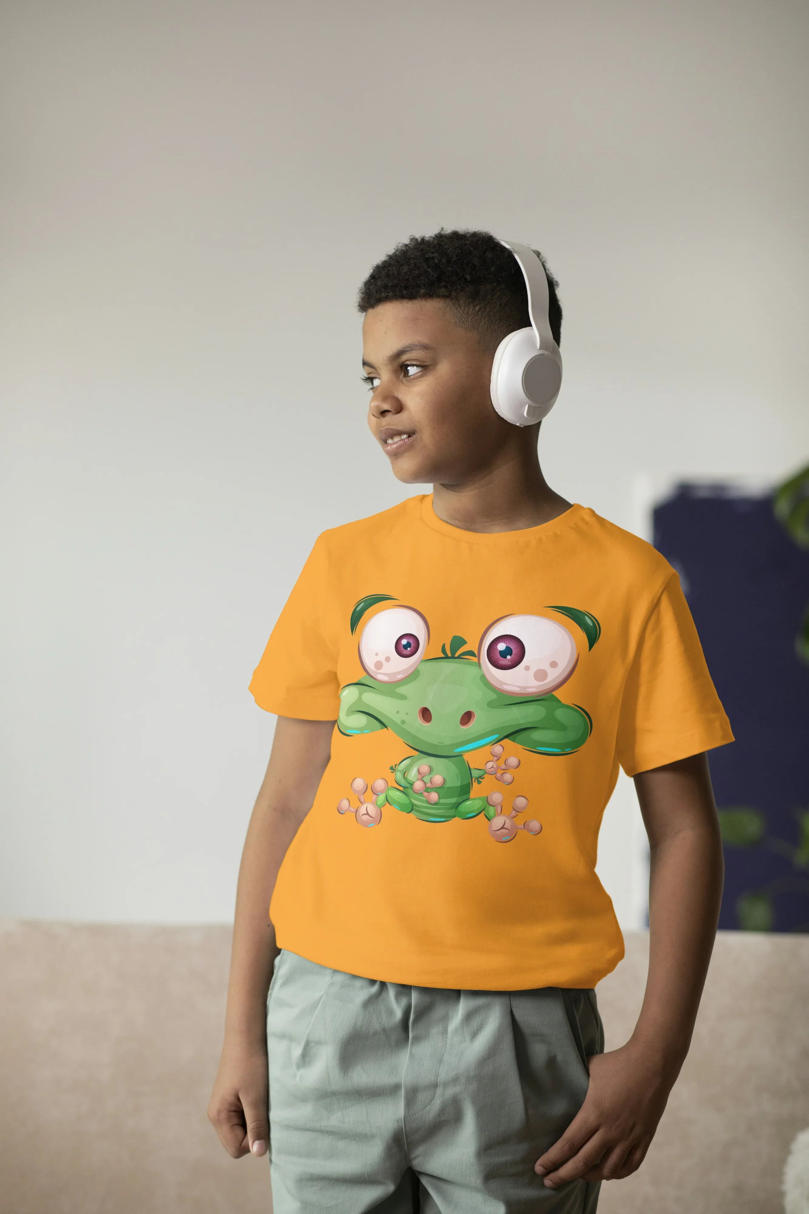 Frog Graphic T-Shirt for Boys - Not So Suttle