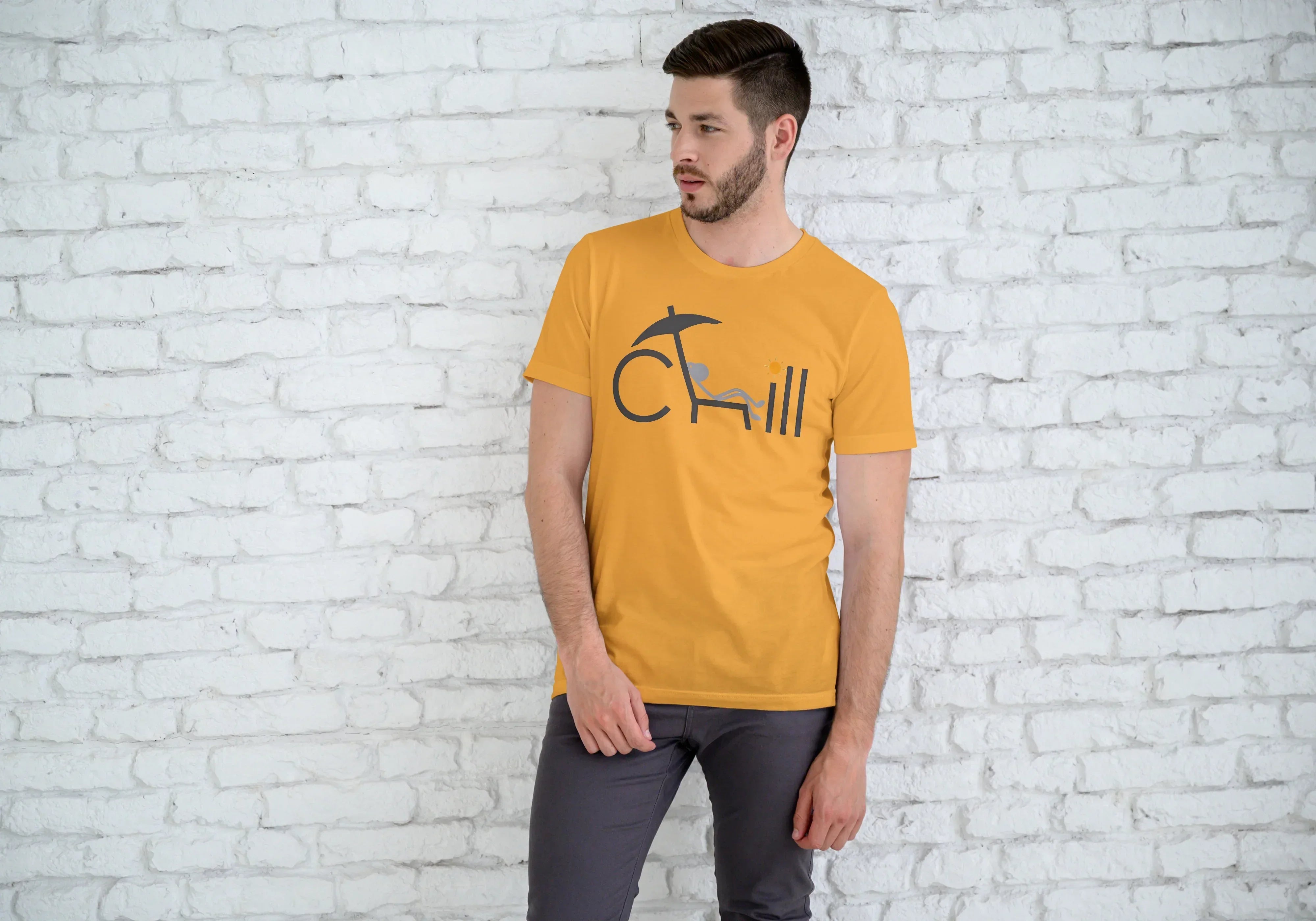 Chill Graphic T-Shirt for Men - Not So Suttle