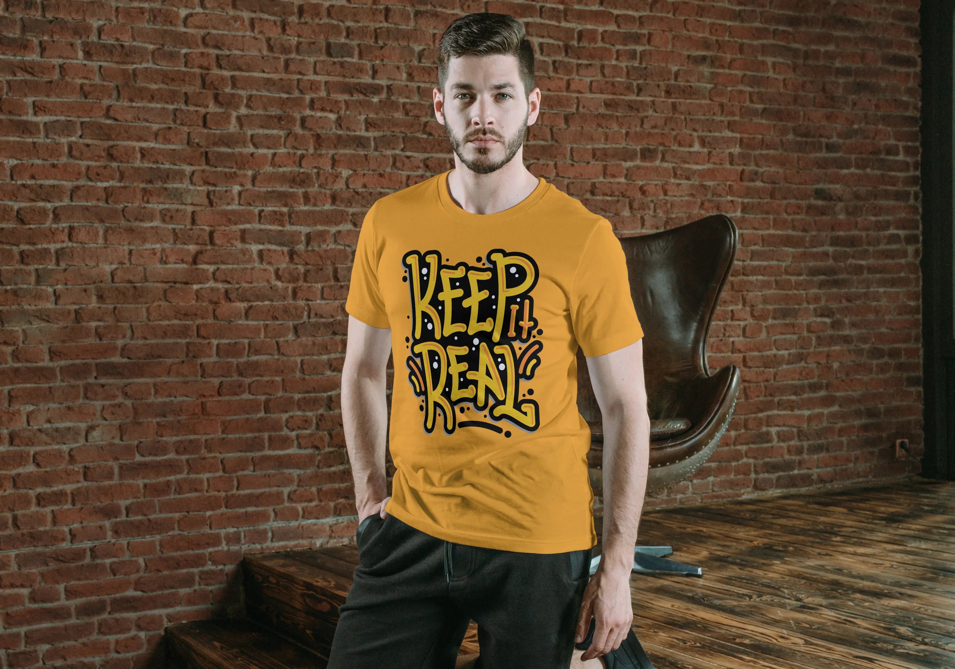 Keep It Real Graphic T-Shirt for Men - Not So Suttle