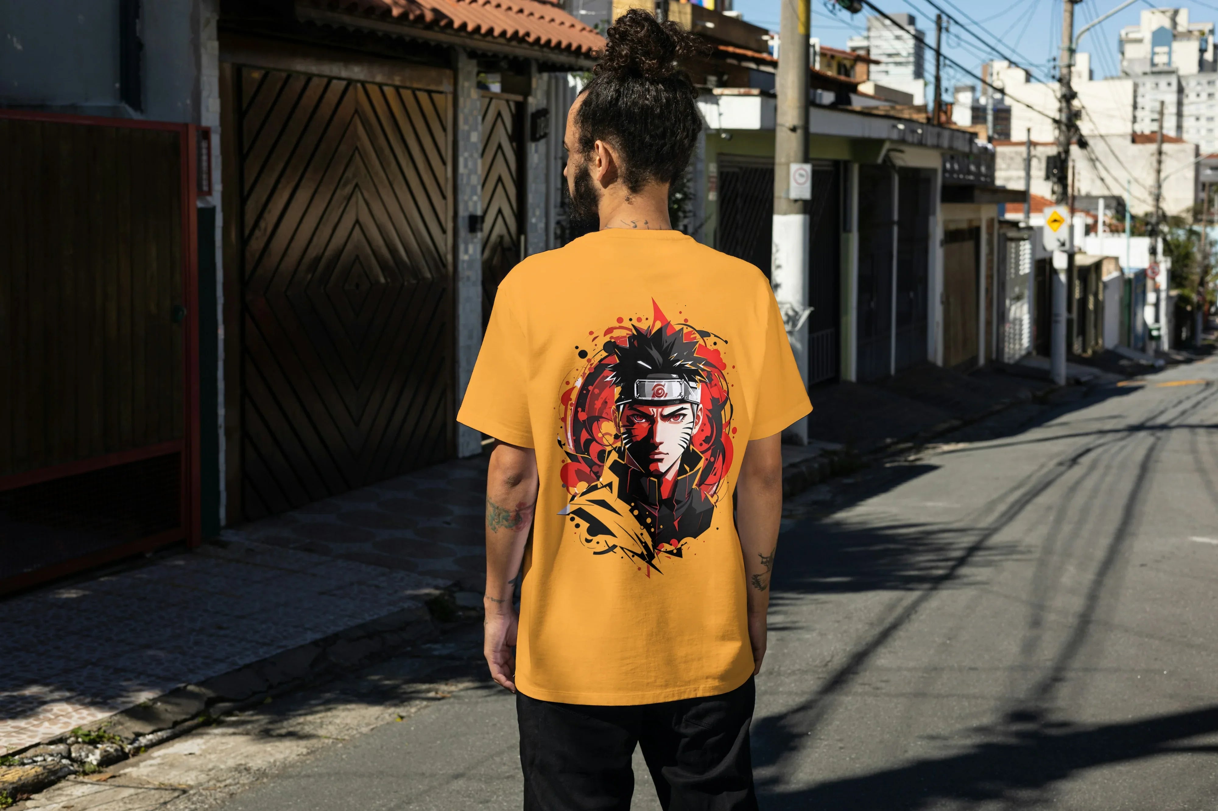 Anime Graphic Oversized Classic T-Shirt for Men - Not So Suttle