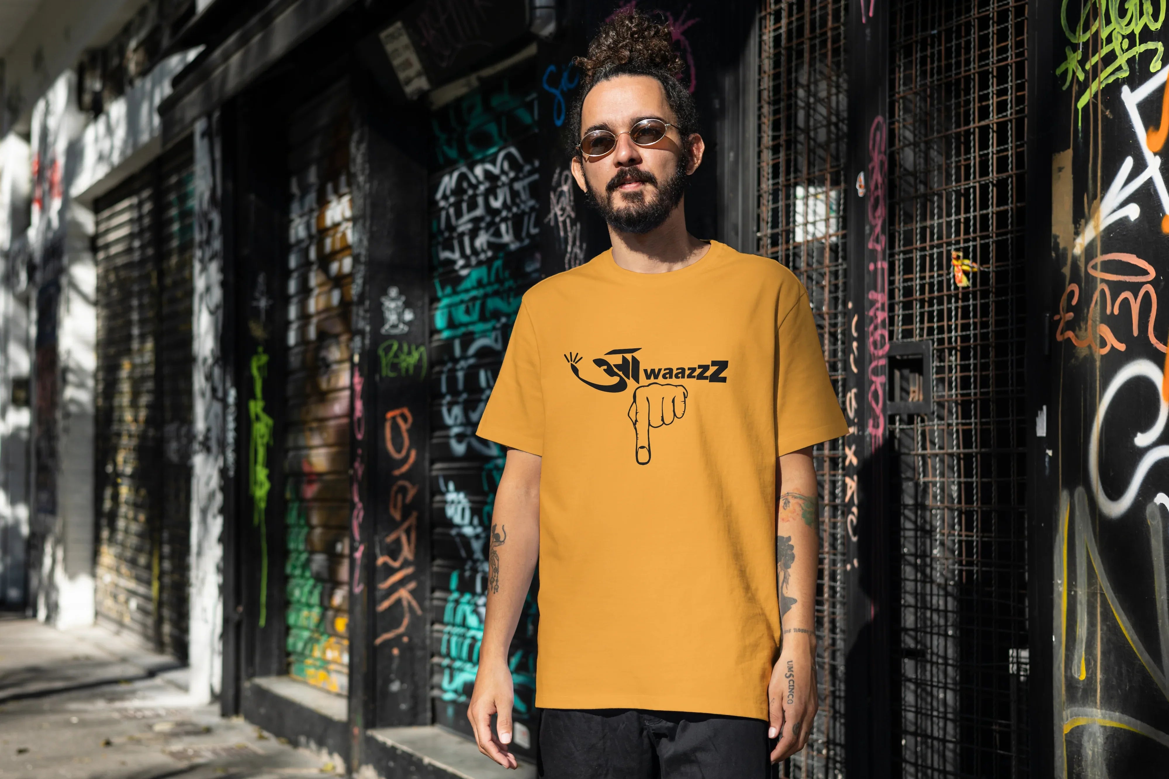 Aawaaz Niche Graphic Oversized Classic T-Shirt for Men - Not So Suttle